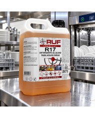 RUF chemical detergente lavavajillas alcalino para aguas duras garrafa de 5 litros