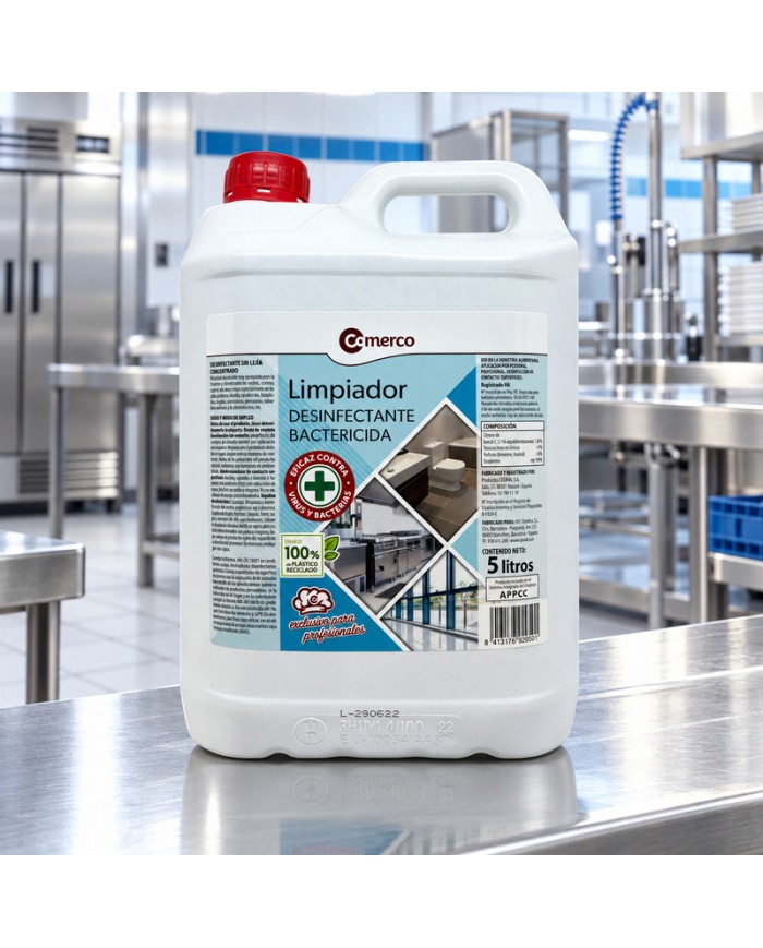 Comerco Limpiador desinfectante bactericida 5 litros
