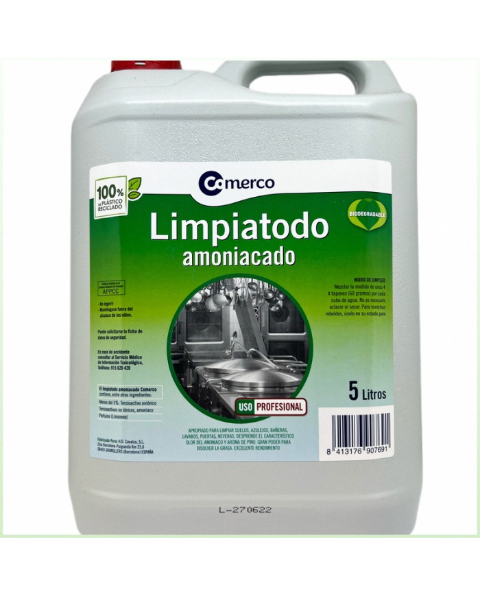 Comerco Limpiatodo Amoniacatado garrafa 5 Litros