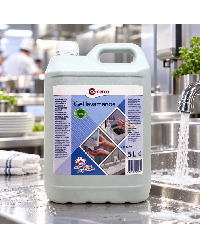 Comerco gel de manos garrafa 5 litros