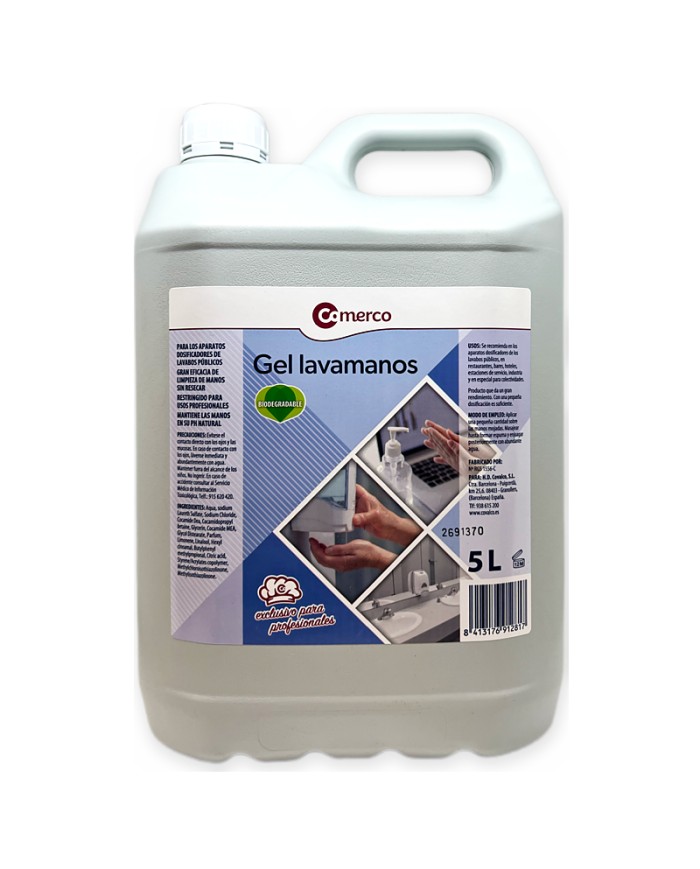 Comerco gel de manos garrafa 5 litros