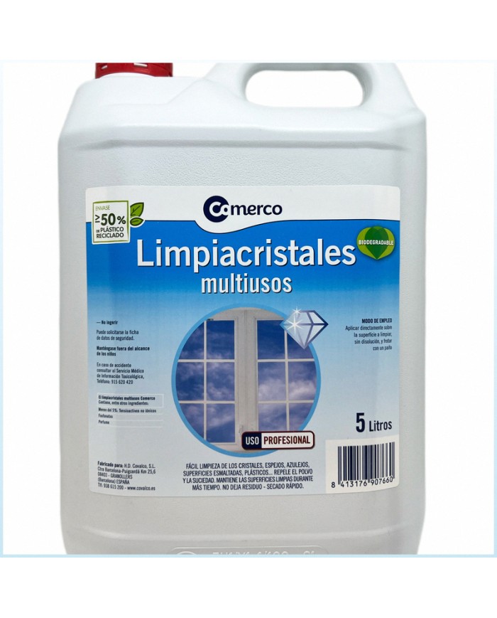 Comerco limpiacristales multiusos 5 litros
