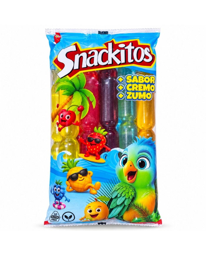 Snackitos Sorbete - Polos de frutas variados pack-10