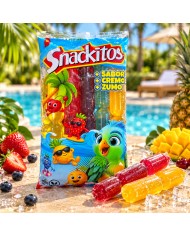 Snackitos Sorbete - Polos de frutas variados pack-10