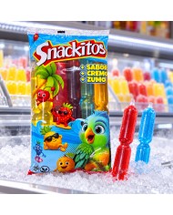 Snackitos Sorbete - Polos de frutas variados pack-10