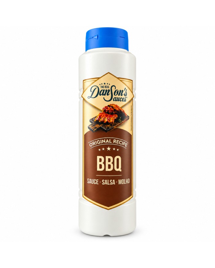 THE REAL Dân Sons salsa barbacoa bote 900 gramos