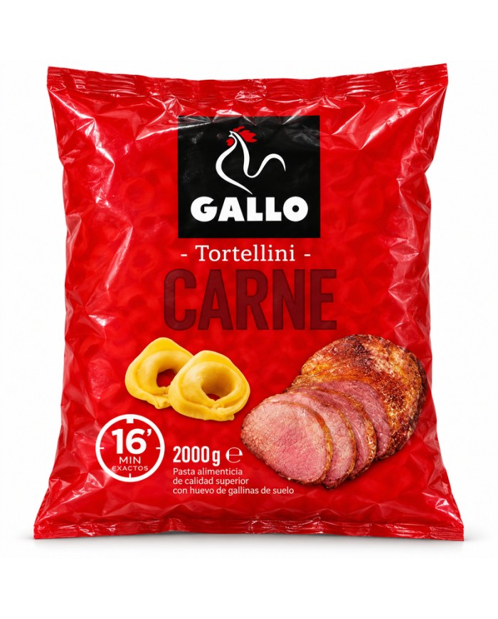 Gallo Tortellini Carne bolsa 2 kilos