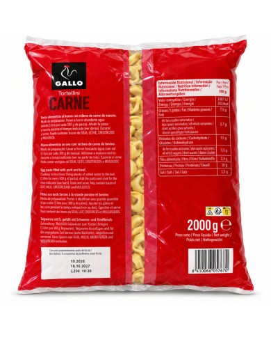 Comprar Gallo Tortellini Carne bolsa 2 kilos al mejor precio