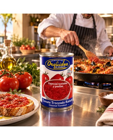 Comprar Orquídea Tomate Troceado lata 400 g.  al mejor precio