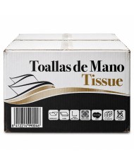 Toalla de papel TISSUE 150 uds. Gofrada caja de 20 paquetes