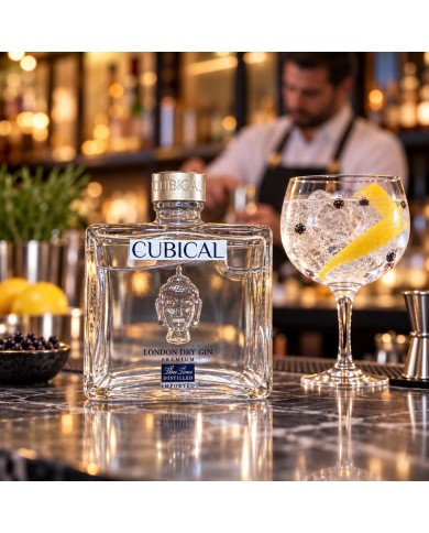 Ginebra Cubical Premium 700 ml.