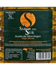 Aceite de oliva virgen Sabor del Sur garrafa 5 litros