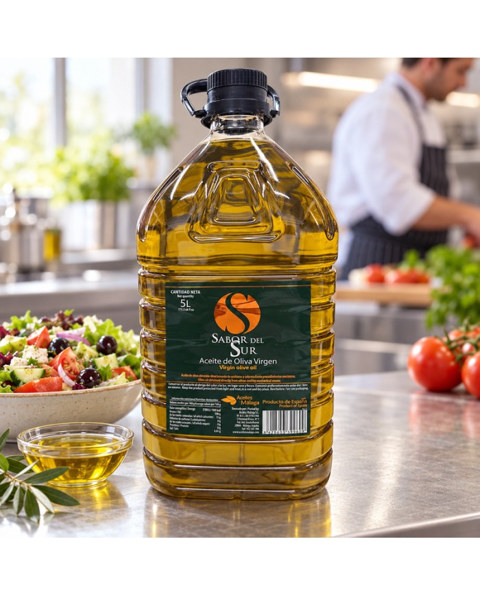 Aceite de oliva virgen Sabor del Sur garrafa 5 litros