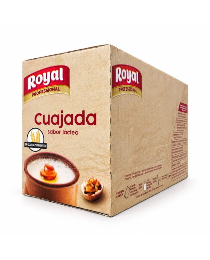 Cuajada Royal caja de 36 sobres de 8 raciones 864 gramos