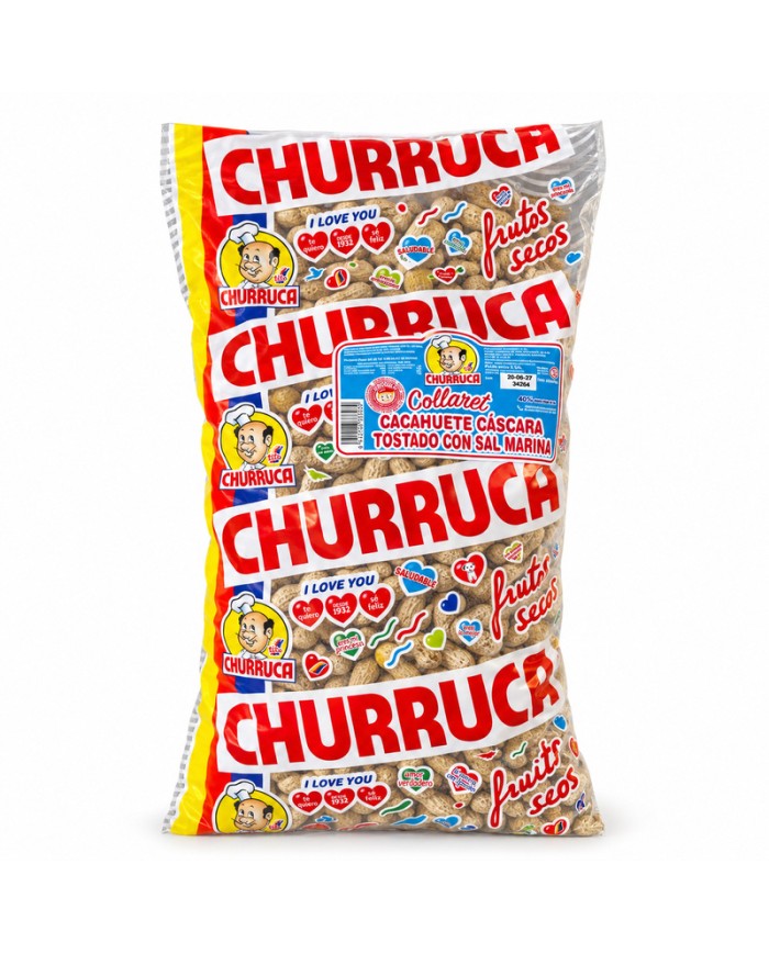 Cacahuete collaret con sal bolsa 3 kilos