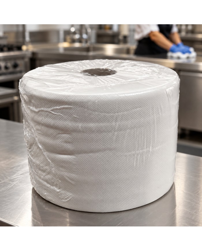 Bobina de papel industrial gofrado pack de 2