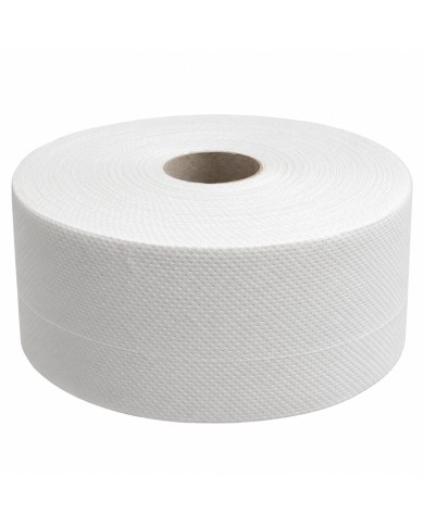 Papel higiénico rollo industrial gofrado pack de 18