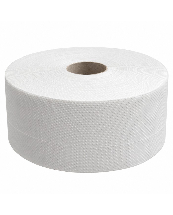 Papel higiénico rollo industrial gofrado pack de 18