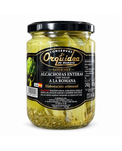 Alcachofas gourmet enteras...