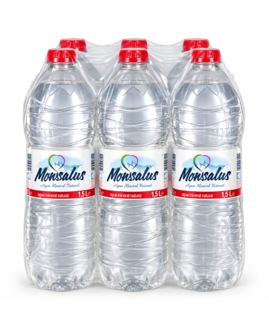 Agua Mineral Monssalus 1500 ml. PACK-6