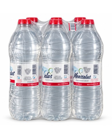 Agua Mineral Monssalus 1500 ml. PACK-6