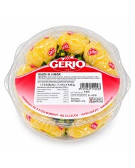 Caramelos Gerio gajos de limón XL estuche de 12 x 100 Gramos