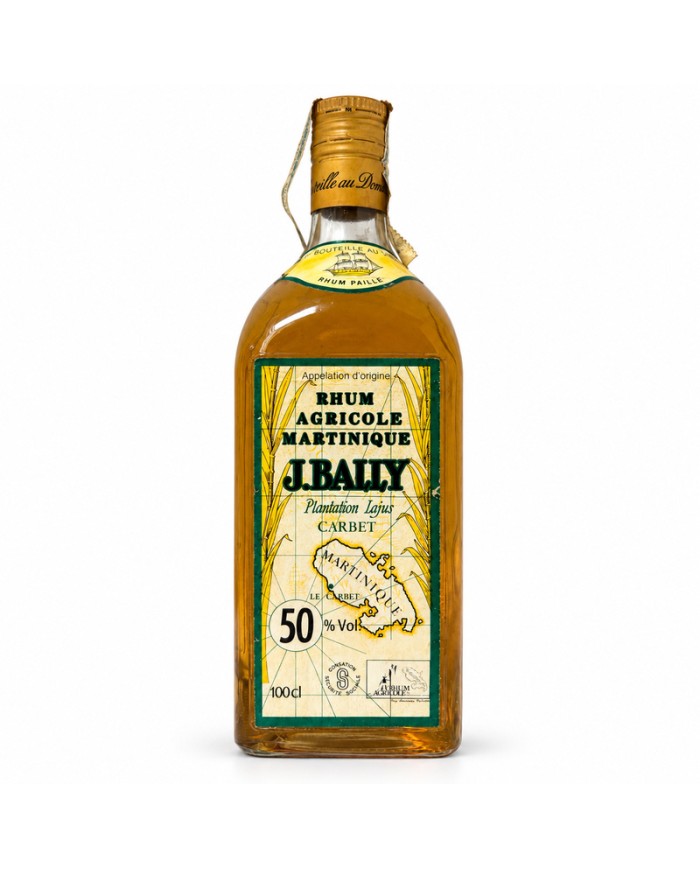 J. Bally Rhum Agricole Martinique Paille 50º 100 cl botella antigua de colección