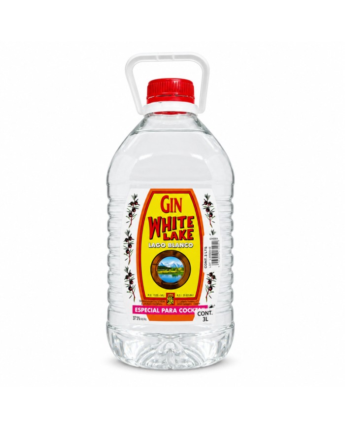 Ginebra White Lake Gulf garrafa pet 3 litros