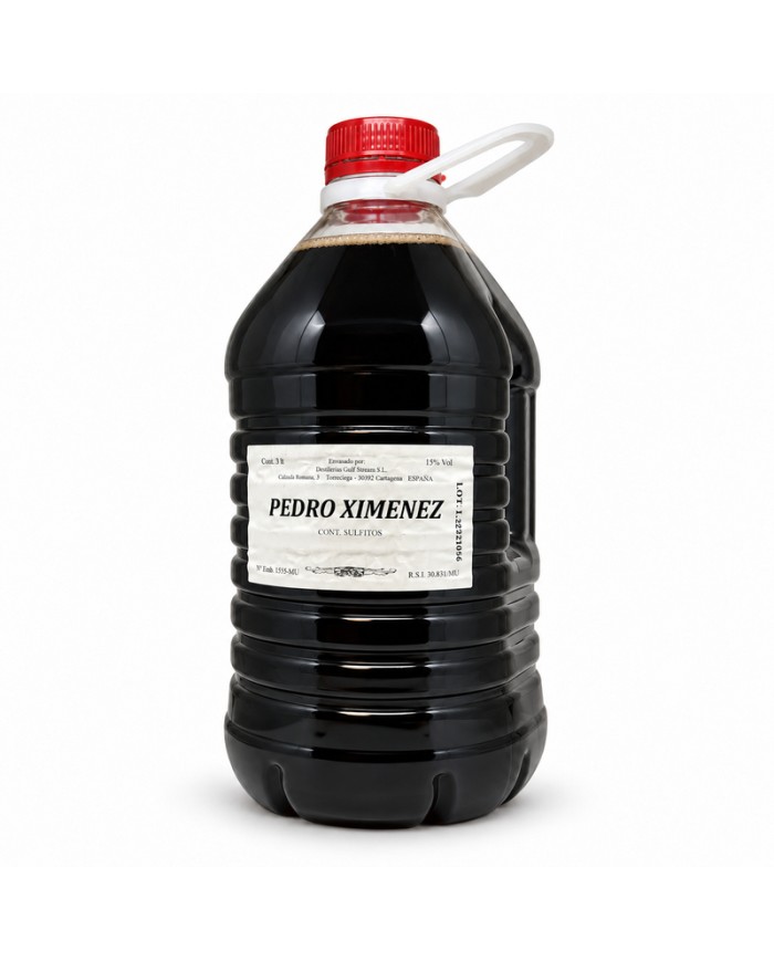 Vino Pedro Ximénez Gulf garrafa Pet 3 Litros