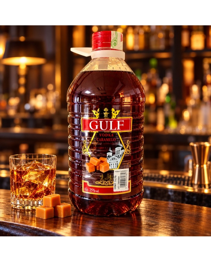 Comprar Vodka Caramelo Gulf garrafa PET 3 litros al mejor precio