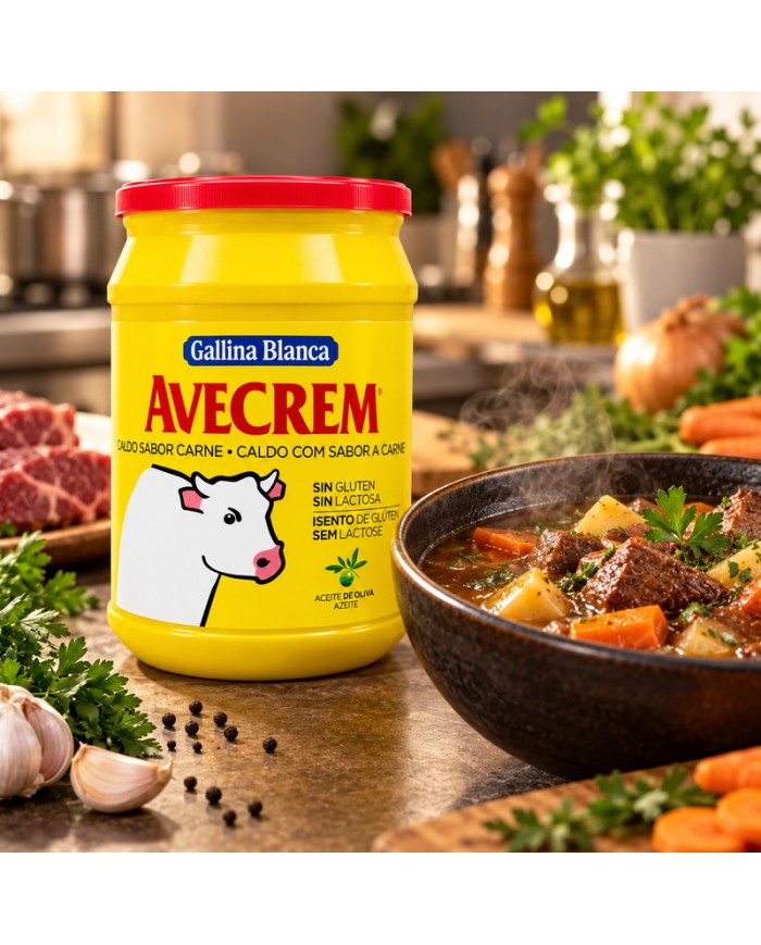Comprar Avecrem Caldo de Carne bote 1000 gramos al mejor precio