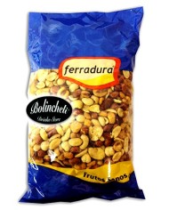 Ferradura cocktail de frutos secos fritos bolsa de 1 kg.