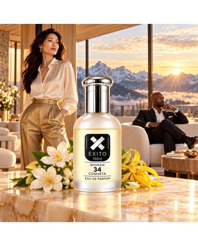 ÉXITO 34 COQUETA Mujer 100 ml — fotografía lifestyle