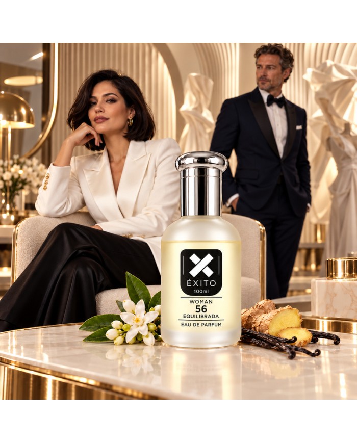 ÉXITO 56 EQUILIBRADA Mujer 100 ml — fotografía lifestyle