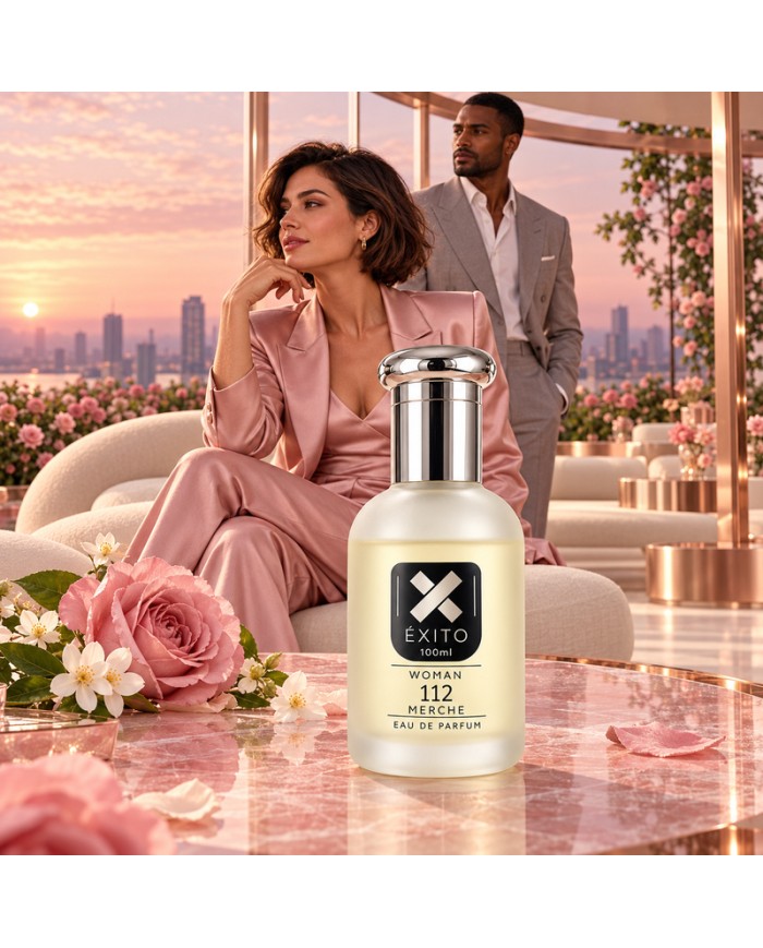 ÉXITO 112 MERCHE Mujer 100 ml — fotografía lifestyle