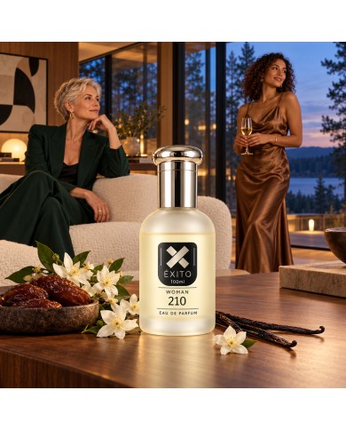 ÉXITO 210 Mujer 100 ml · fotografía lifestyle