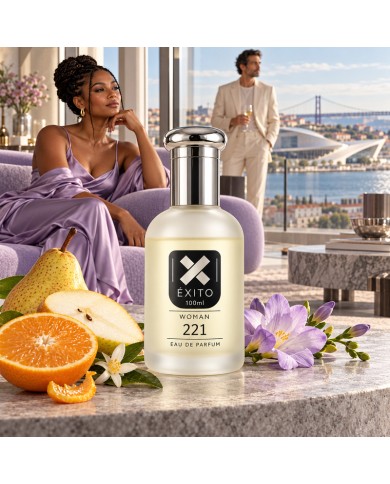 ÉXITO 221 Mujer 100 ml · fotografía lifestyle