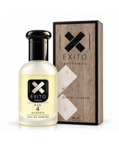ÉXITO 4 ALEGRÍA Hombre 100 ml — frasco con caja
