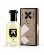 ÉXITO 74 FIEL hombre 100 ml — frasco con caja
