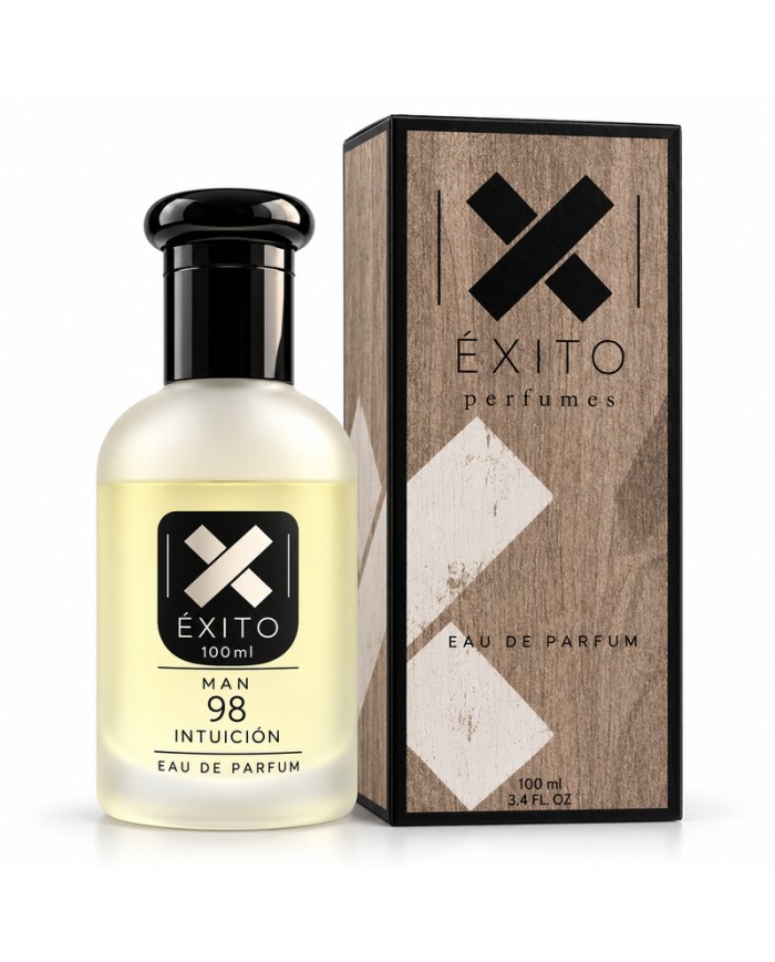 ÉXITO 98 INTUICIÓN hombre 100 ml — frasco con caja