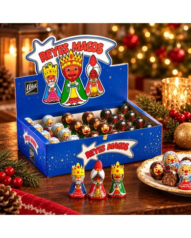 Reyes Magos de Chocolate con Leche estuche de 24 unidades