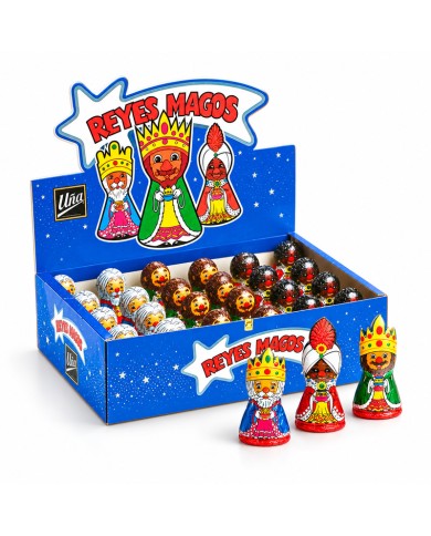 Reyes Magos de Chocolate con Leche estuche de 24 unidades