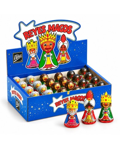 Reyes Magos de Chocolate con Leche estuche de 24 unidades