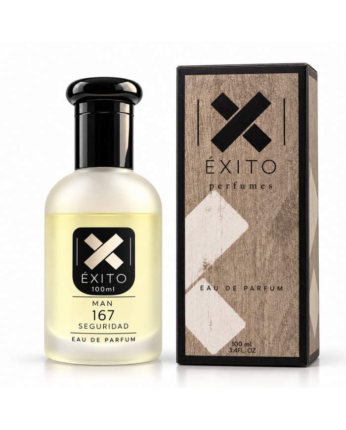 ÉXITO 167 SEGURIDAD Hombre · Eau de Parfum 100 ml — frasco con caja