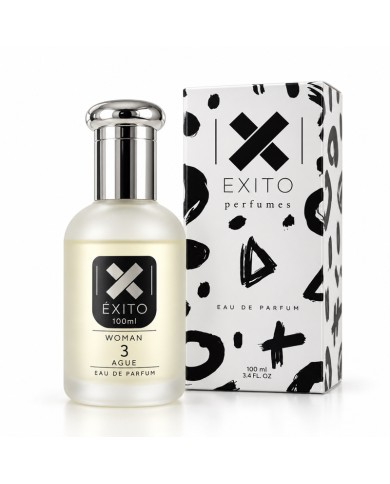 ÉXITO 3 AGUE Mujer 100 ml — frasco con caja
