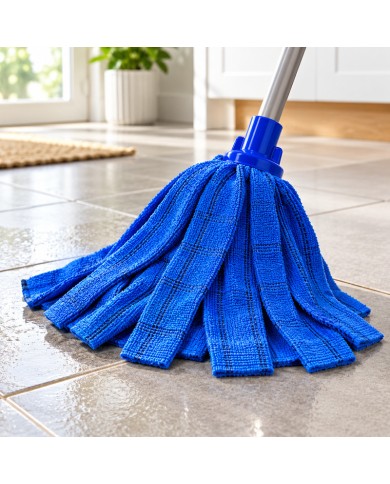 Comprar fregona profesional Pamex azul de microfibra