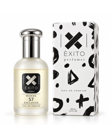 ÉXITO 57 EXCLUSIVA Mujer 100 ml — frasco con caja