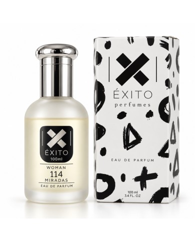 ÉXITO 114 MIRADAS Mujer 100 ml — frasco con caja