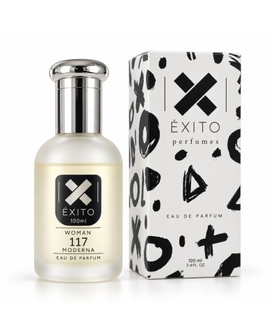 ÉXITO 117 MODERNA Mujer 100 ml — frasco con caja
