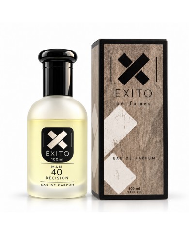 ÉXITO 40 DECISIÓN Hombre 100 ml — frasco con caja
